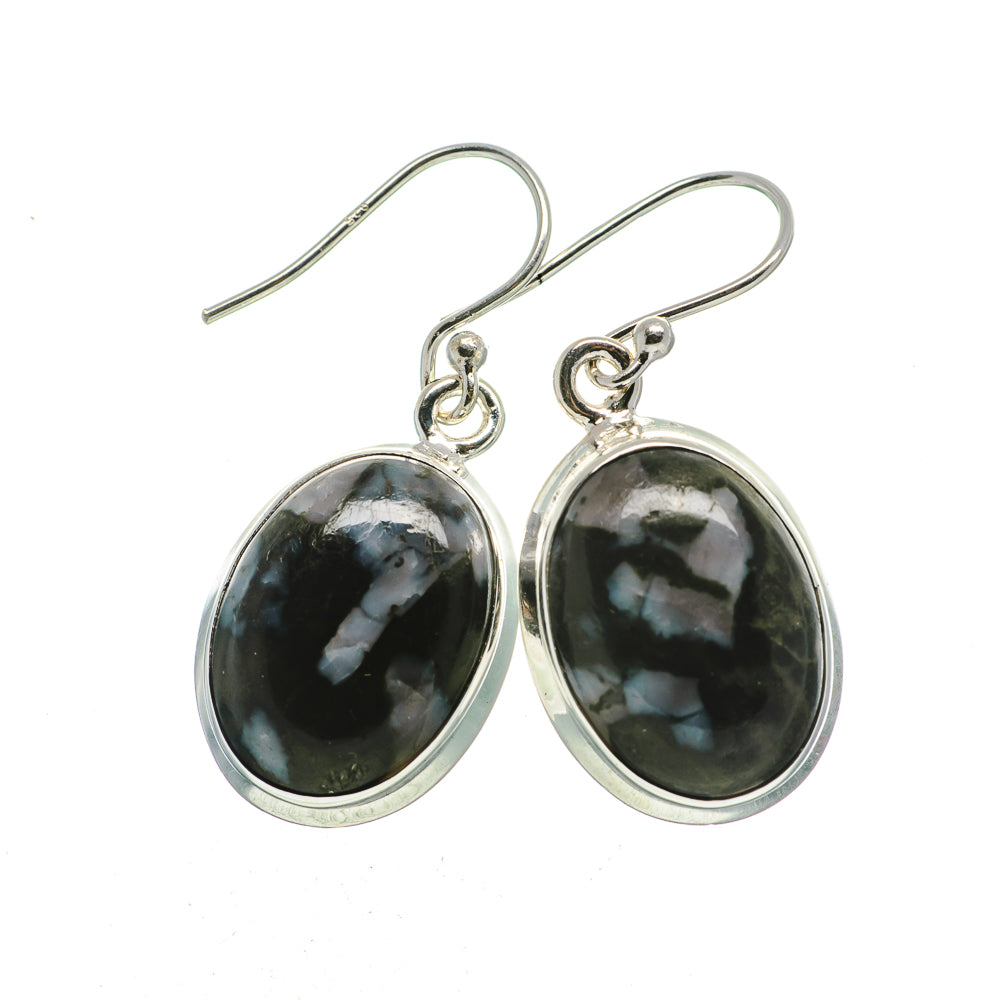 Gabbro Stone Earrings handcrafted by Anasilvercos - EARR392621