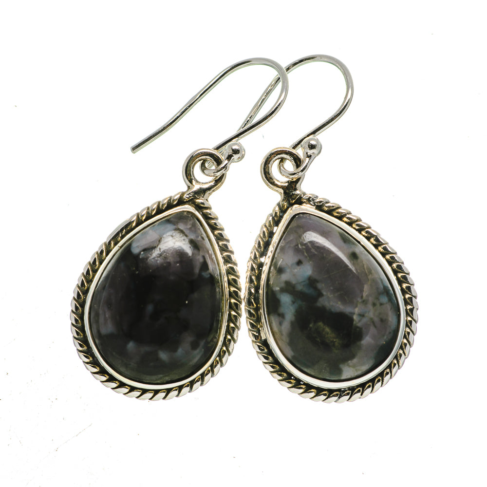 Gabbro Stone Earrings handcrafted by Anasilvercos - EARR392627