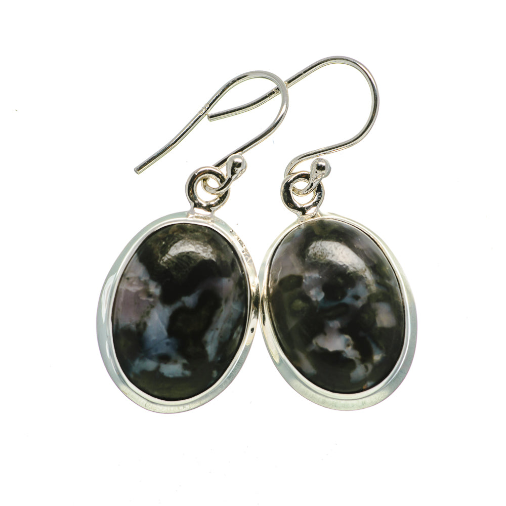 Gabbro Stone Earrings handcrafted by Anasilvercos - EARR392654