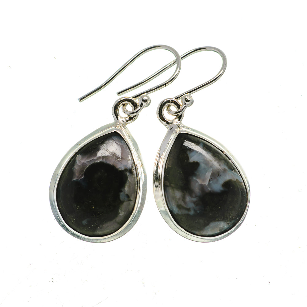 Gabbro Stone Earrings handcrafted by Anasilvercos - EARR392705