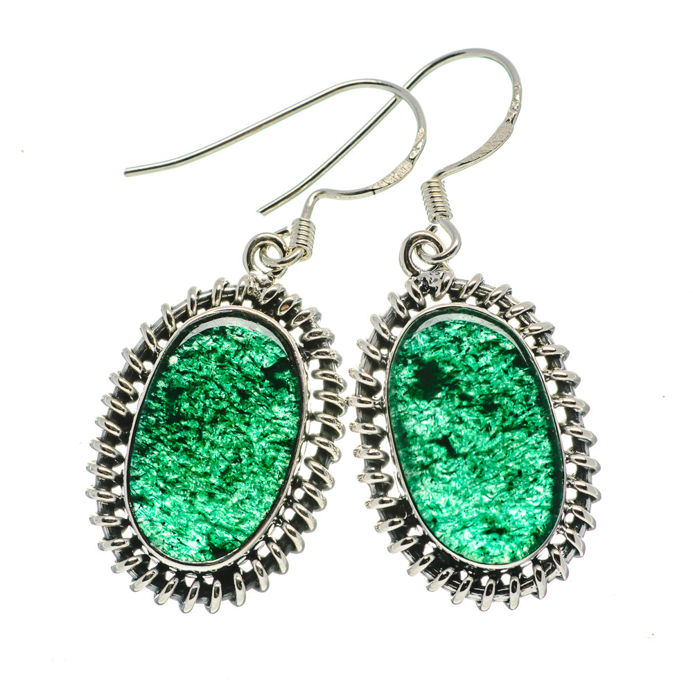 Green Aventurine Earrings handcrafted by Anasilvercos - EARR393376
