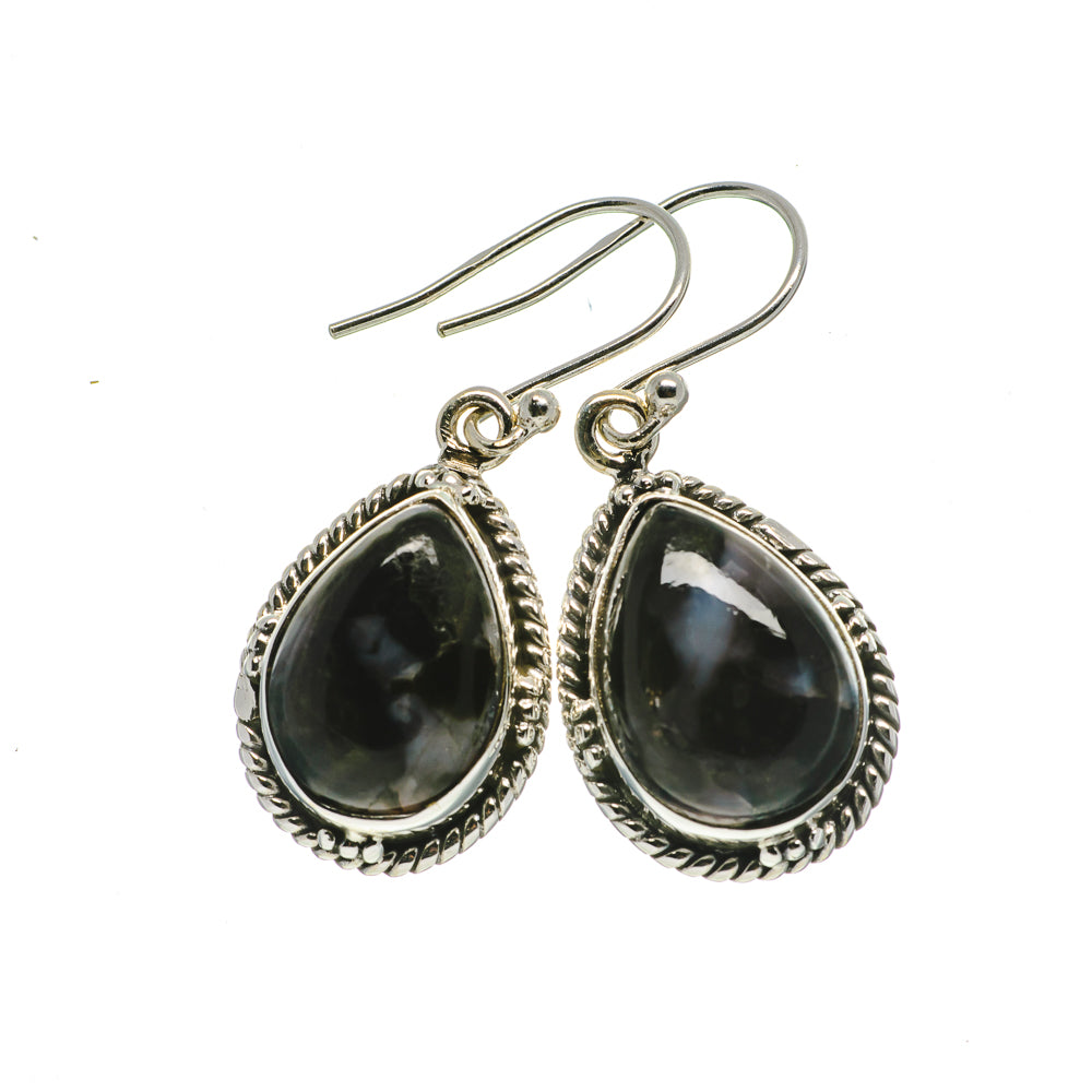 Gabbro Stone Earrings handcrafted by Anasilvercos - EARR393513