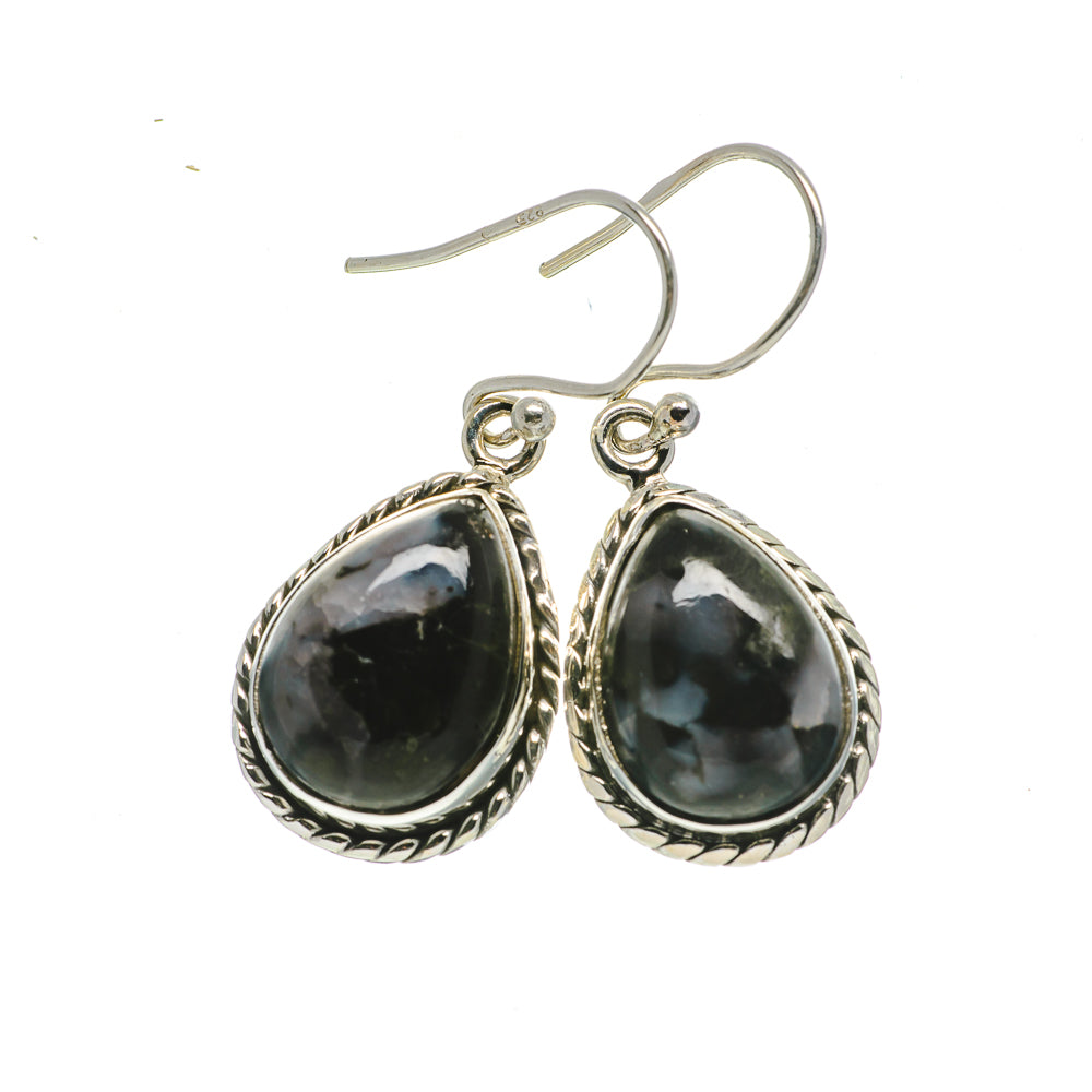 Gabbro Stone Earrings handcrafted by Anasilvercos - EARR393516