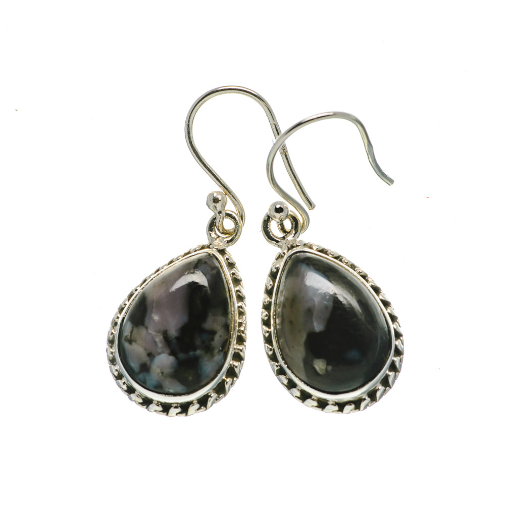 Gabbro Stone Earrings handcrafted by Anasilvercos - EARR393544