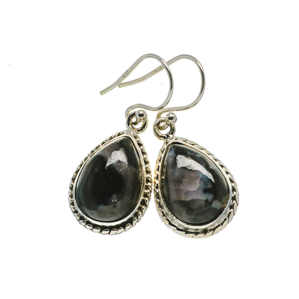 Gabbro Stone Earrings handcrafted by Anasilvercos - EARR393567