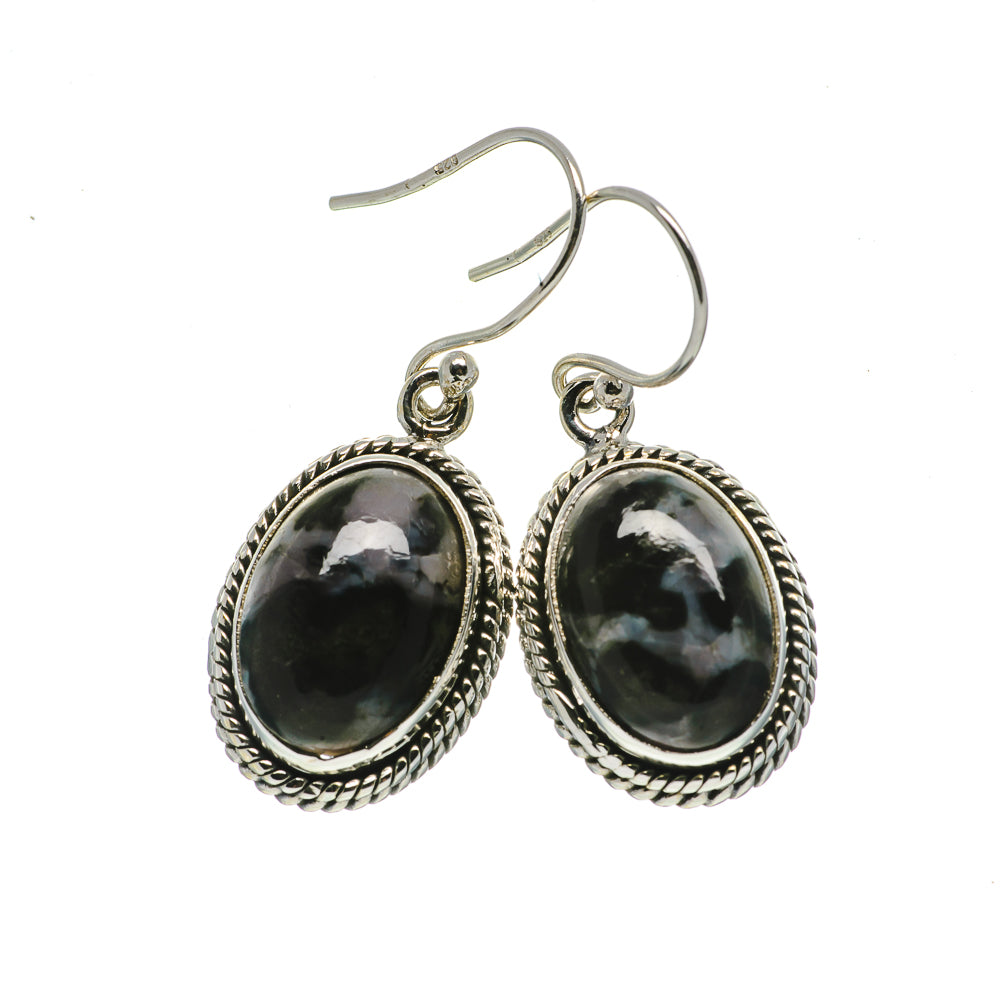 Gabbro Stone Earrings handcrafted by Anasilvercos - EARR393578