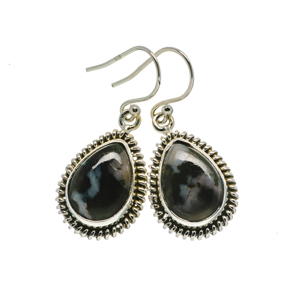 Gabbro Stone Earrings handcrafted by Anasilvercos - EARR393620