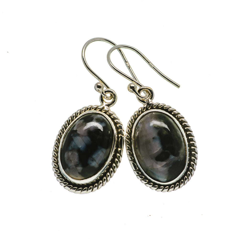 Gabbro Stone Earrings handcrafted by Anasilvercos - EARR393645