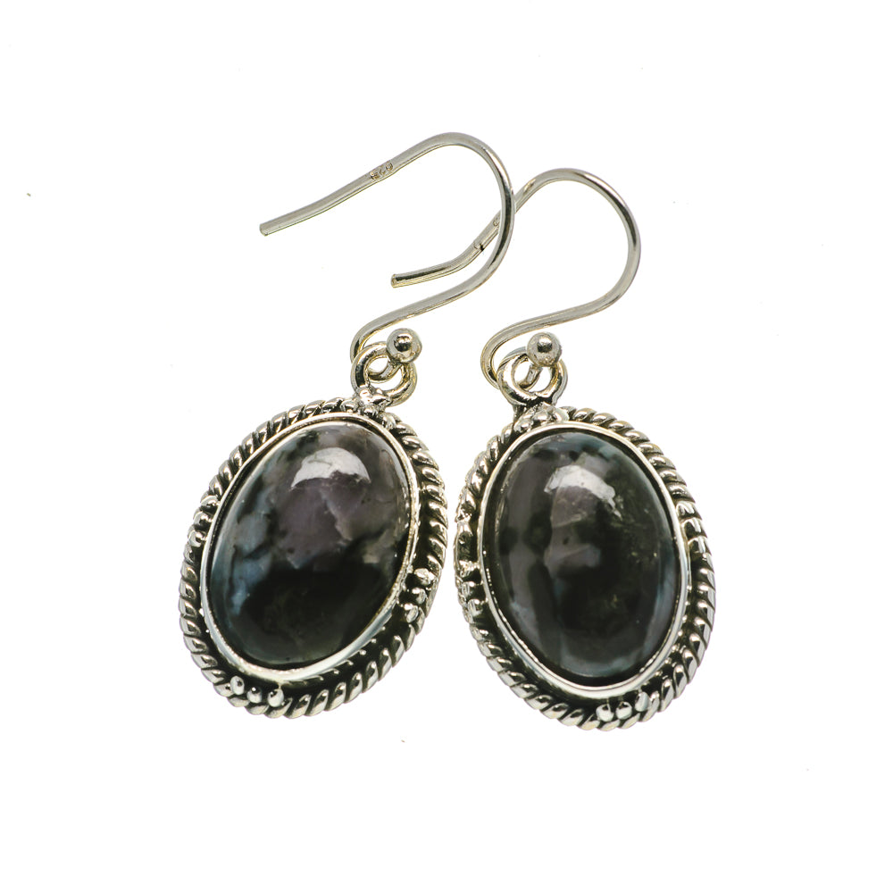 Gabbro Stone Earrings handcrafted by Anasilvercos - EARR393666