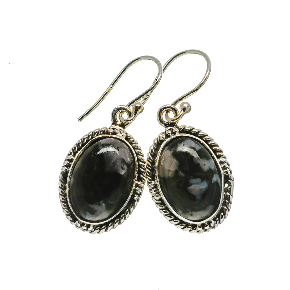 Gabbro Stone Earrings handcrafted by Anasilvercos - EARR393705