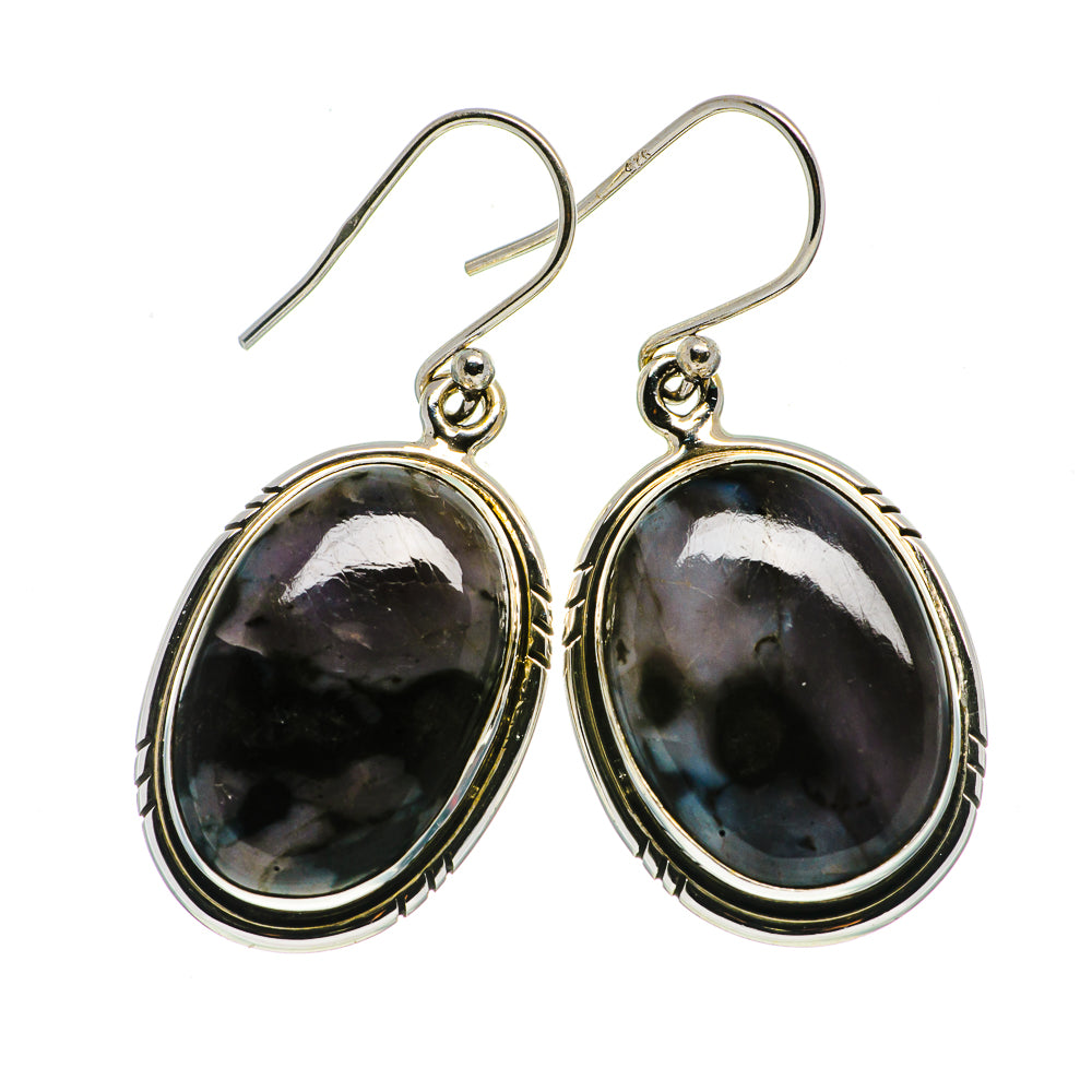 Gabbro Stone Earrings handcrafted by Anasilvercos - EARR395769