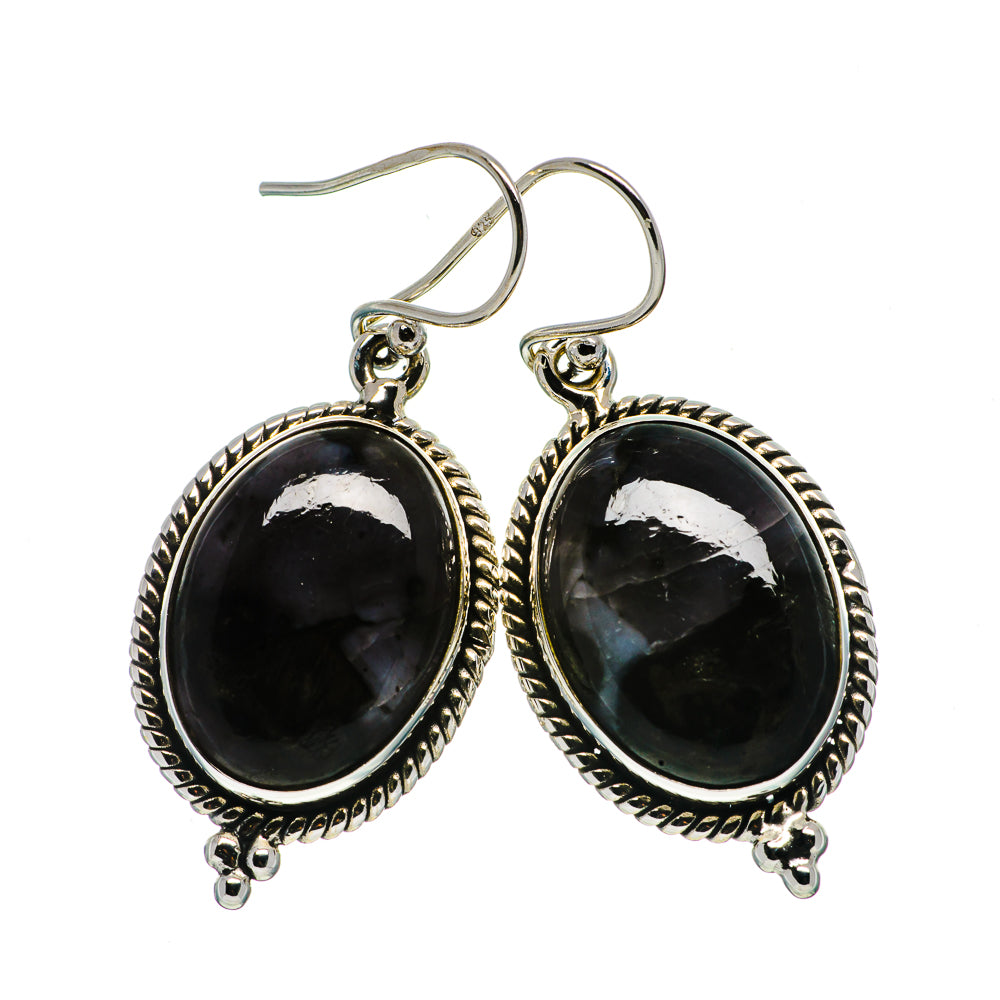 Gabbro Stone Earrings handcrafted by Anasilvercos - EARR395796