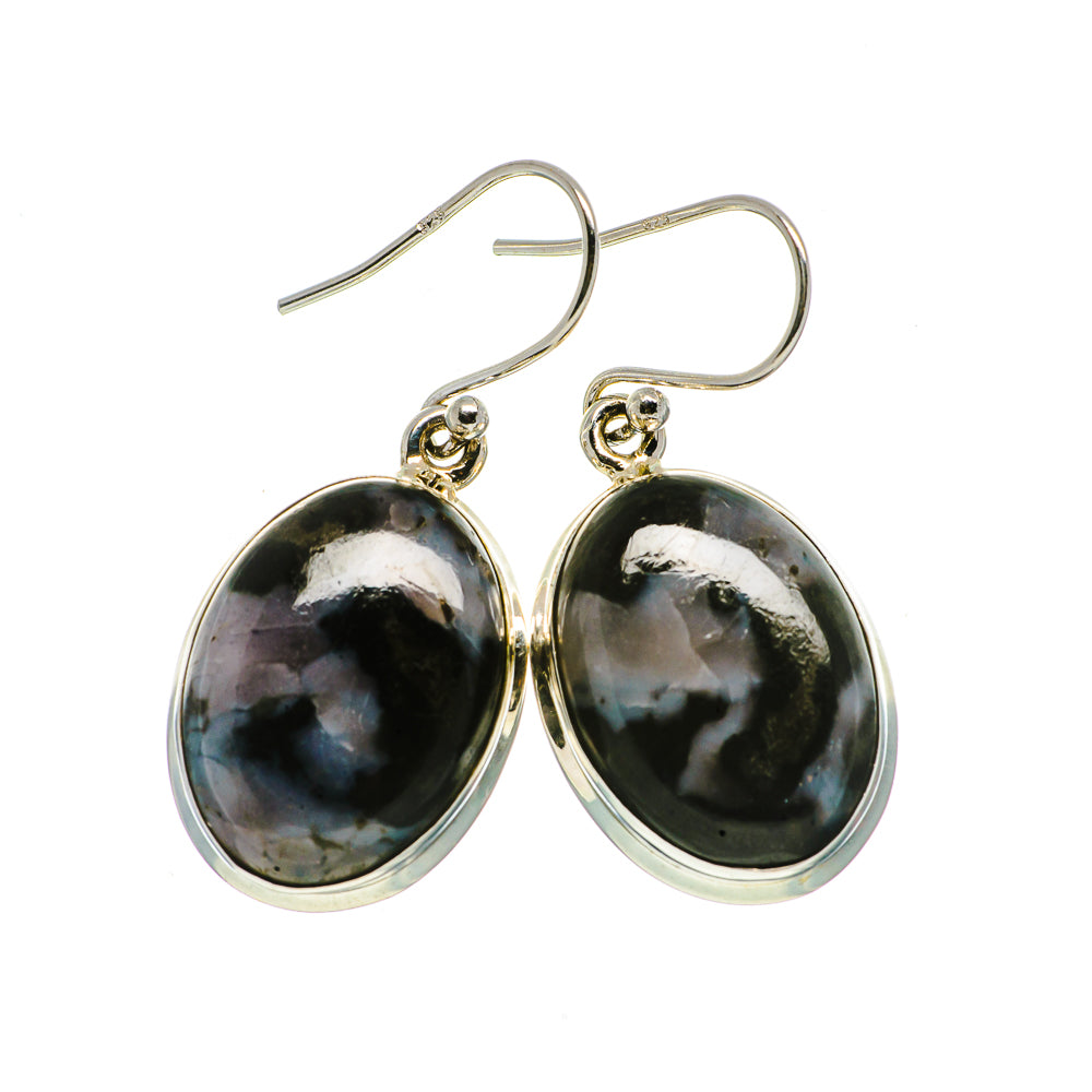 Gabbro Stone Earrings handcrafted by Anasilvercos - EARR396903