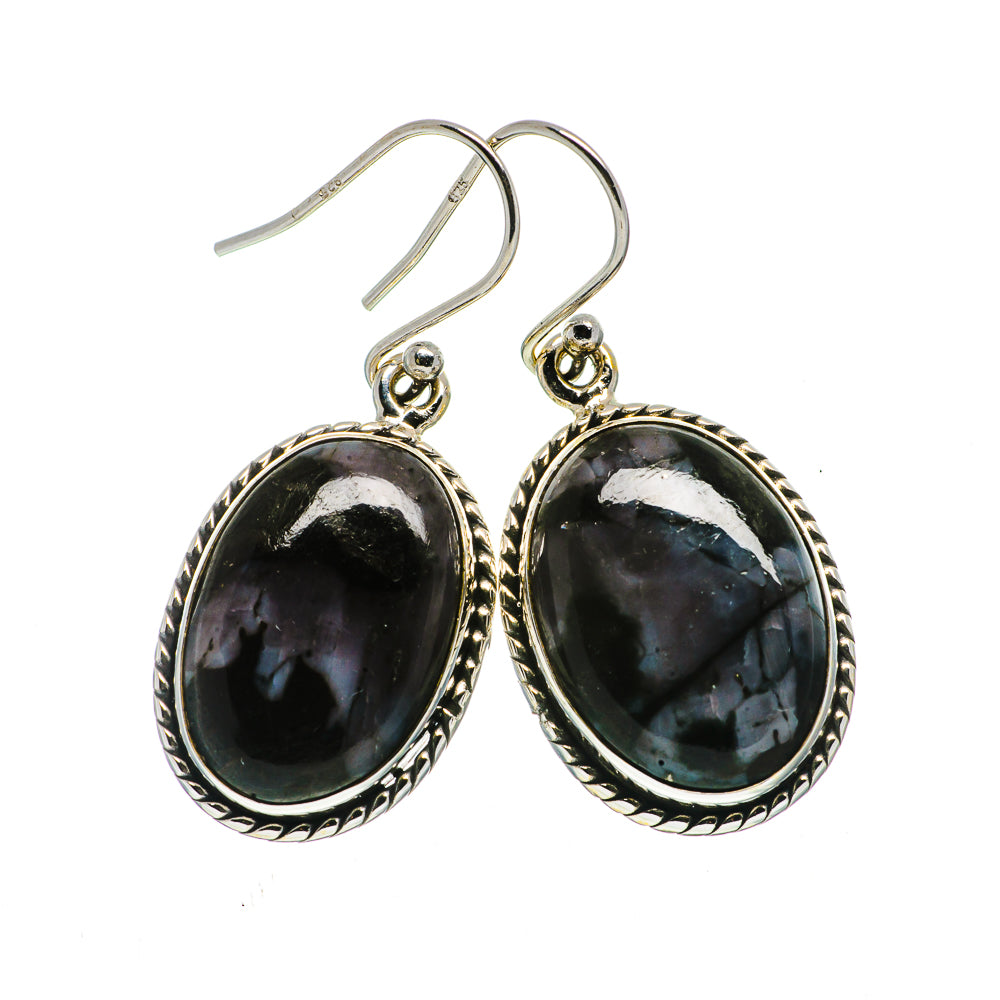 Gabbro Stone Earrings handcrafted by Anasilvercos - EARR396935