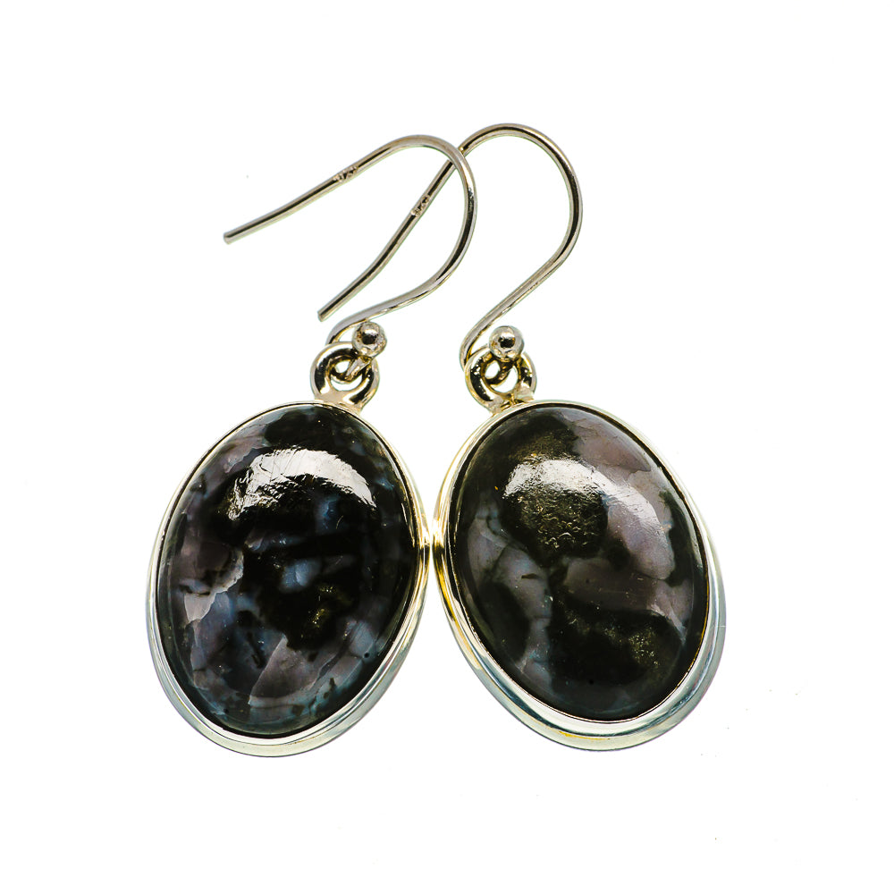 Gabbro Stone Earrings handcrafted by Anasilvercos - EARR397158