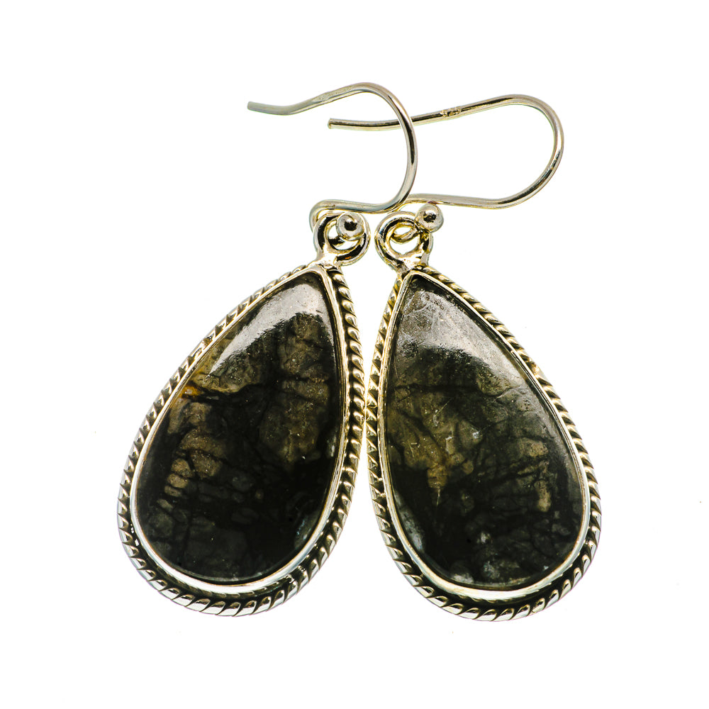Picasso Jasper Earrings handcrafted by Anasilvercos - EARR397552