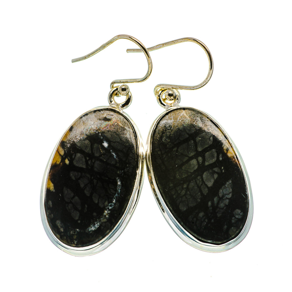 Picasso Jasper Earrings handcrafted by Anasilvercos - EARR397567