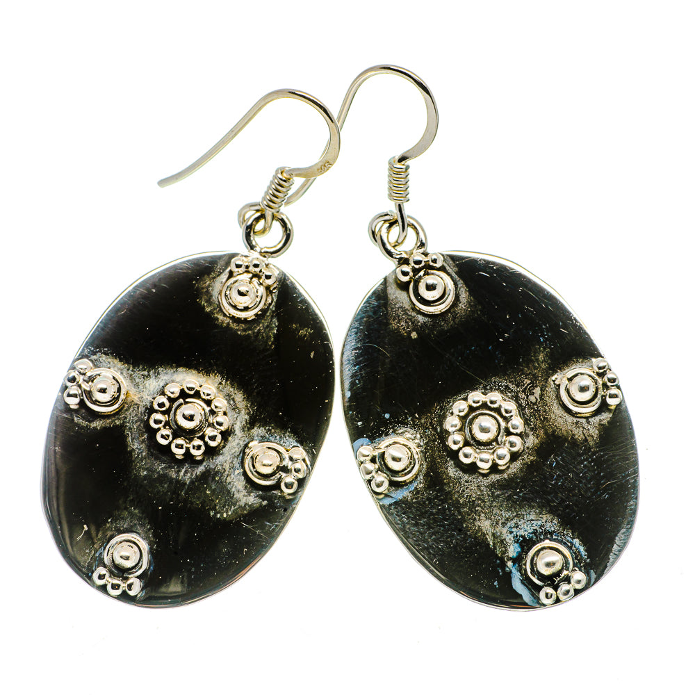 Floral Pattern Earrings handcrafted by Anasilvercos - EARR400376