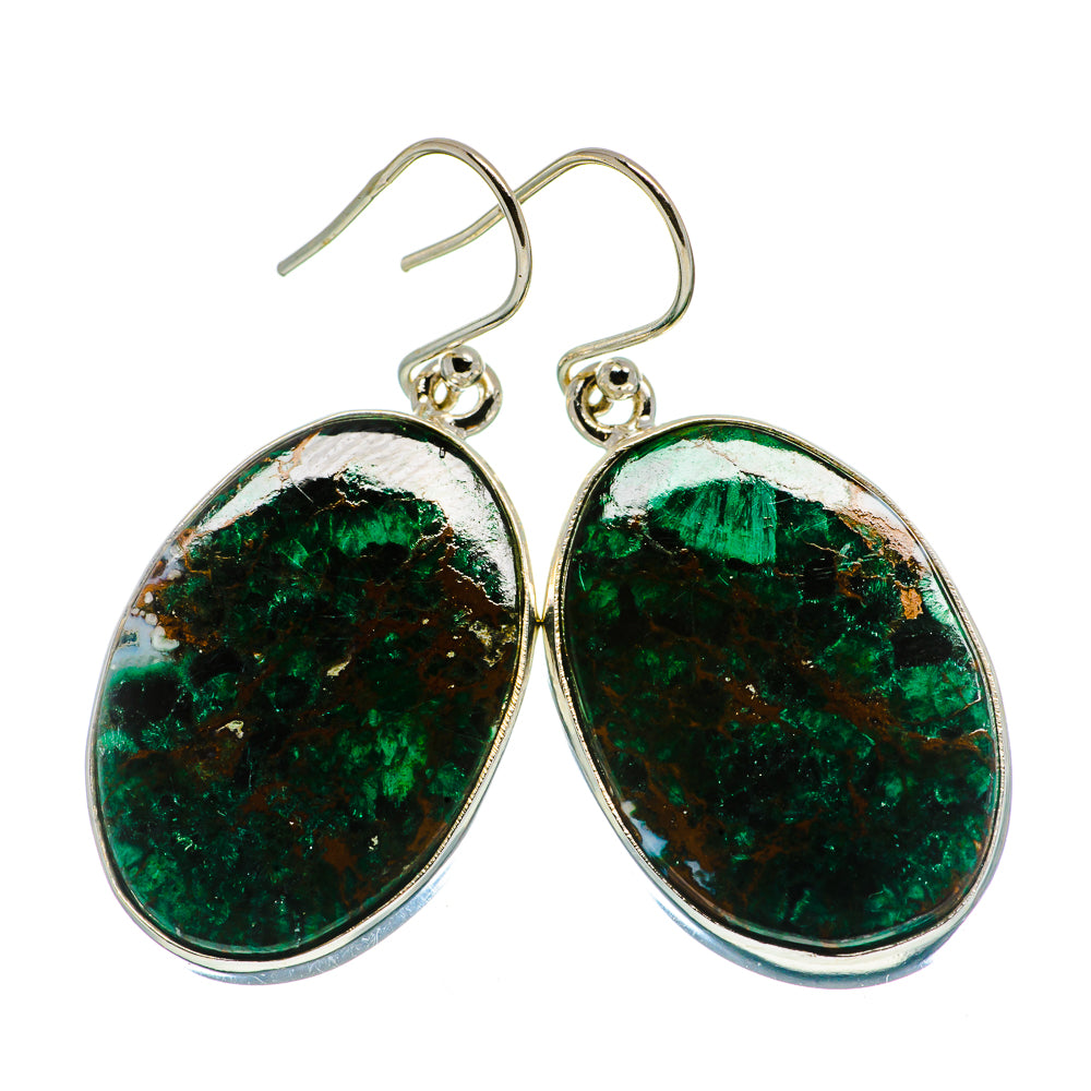 Chrysocolla Earrings handcrafted by Anasilvercos - EARR401171
