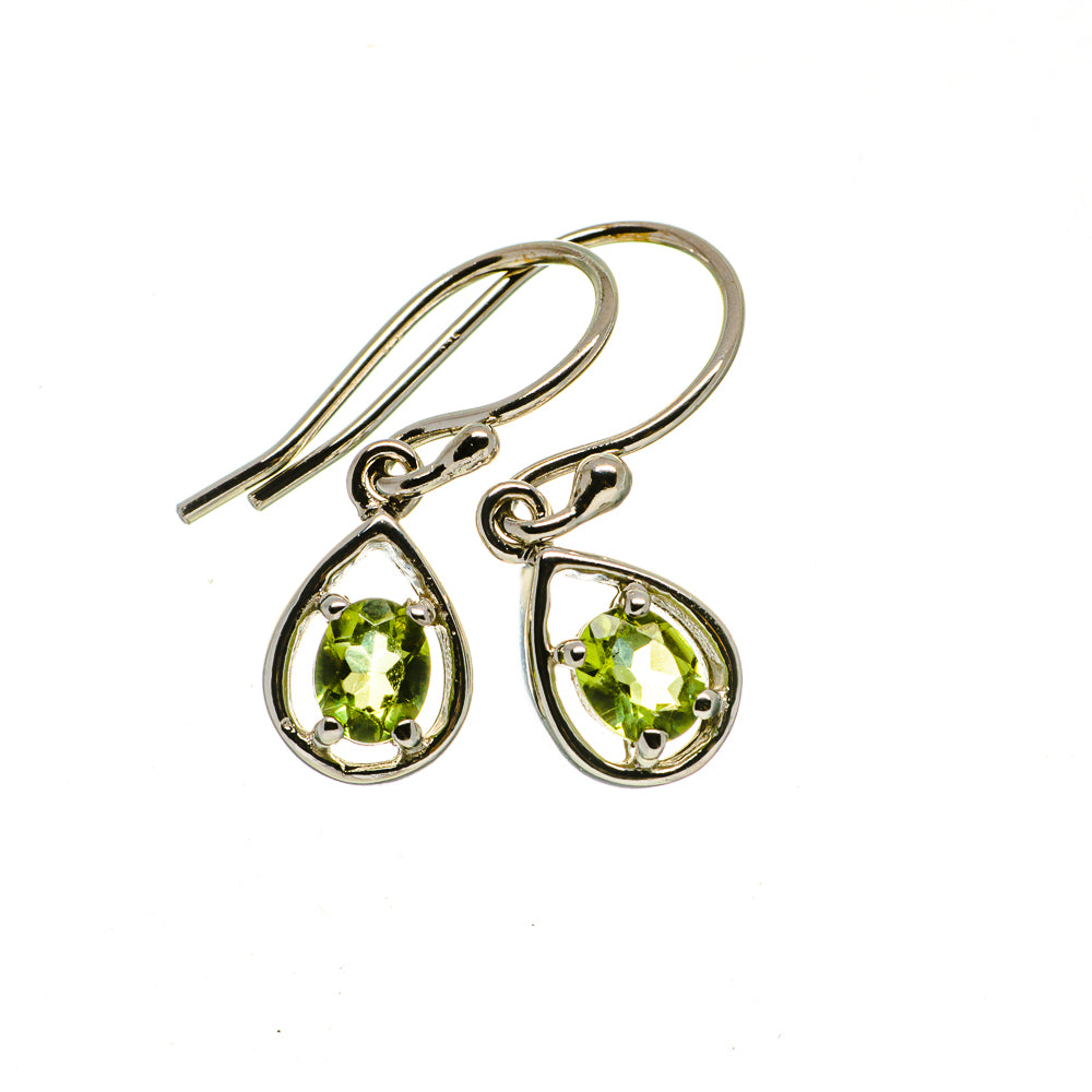 Peridot Earrings handcrafted by Anasilvercos - EARR405109