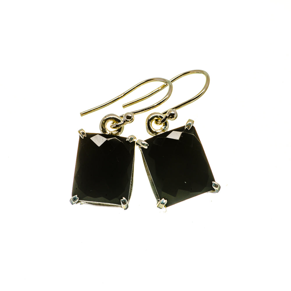 Black Onyx Earrings handcrafted by Anasilvercos - EARR405536