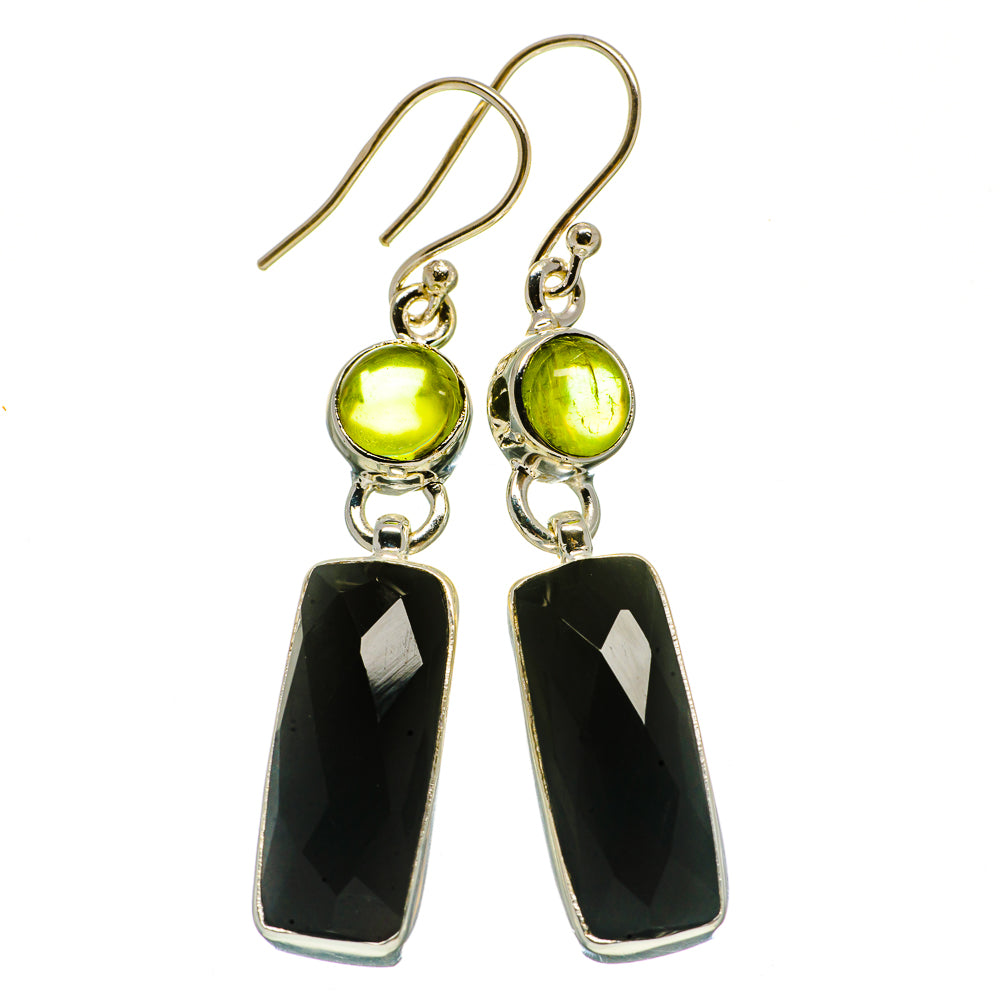 Black Onxy Earrings handcrafted by Anasilvercos - EARR405593