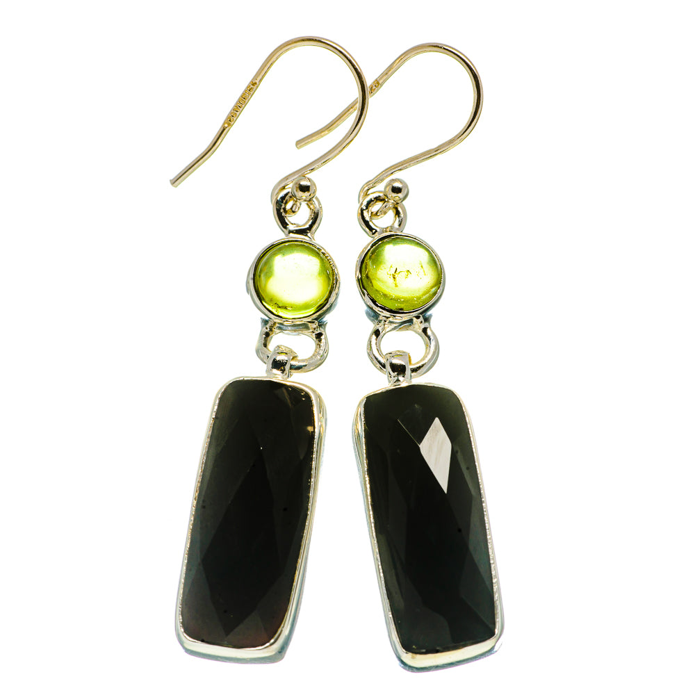 Black Onyx Earrings handcrafted by Anasilvercos - EARR405727
