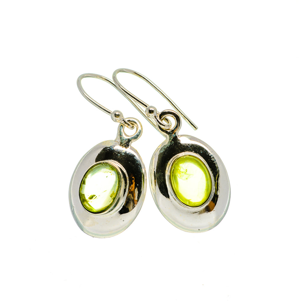 Peridot Earrings handcrafted by Anasilvercos - EARR405748