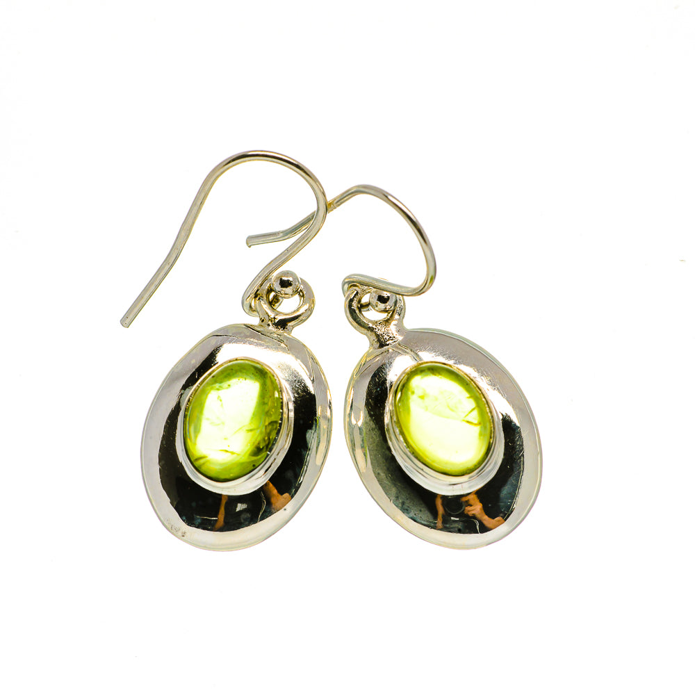 Peridot Earrings handcrafted by Anasilvercos - EARR406036