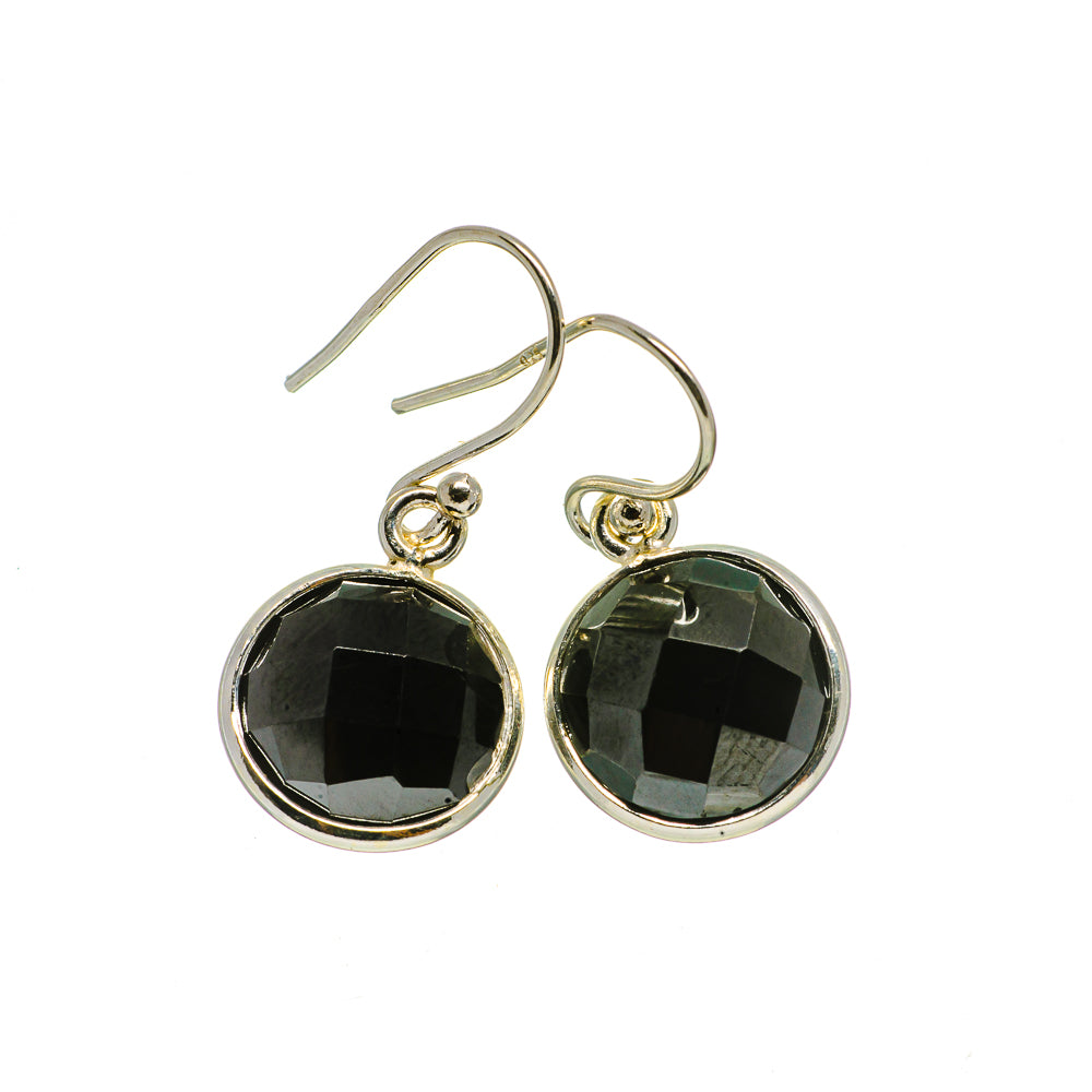 Black Onyx Earrings handcrafted by Anasilvercos - EARR406053