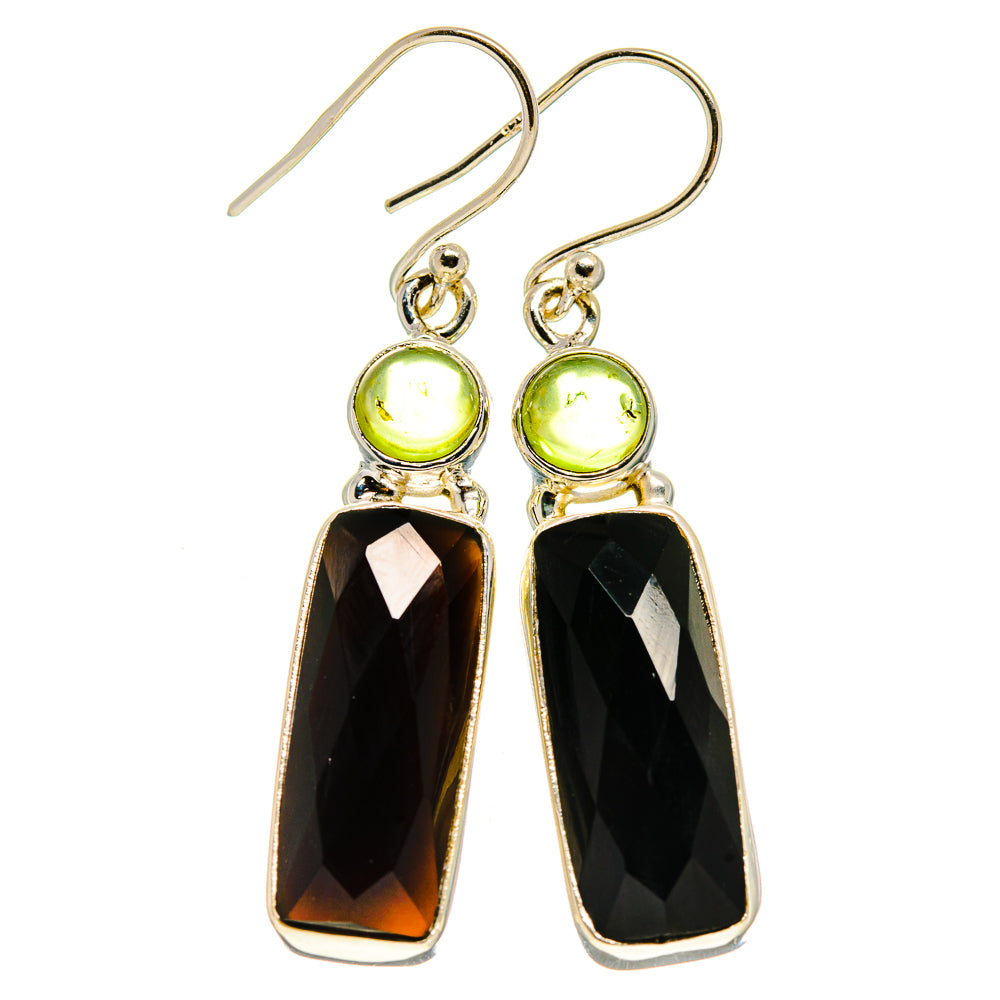 Black Onyx Earrings handcrafted by Anasilvercos - EARR406251