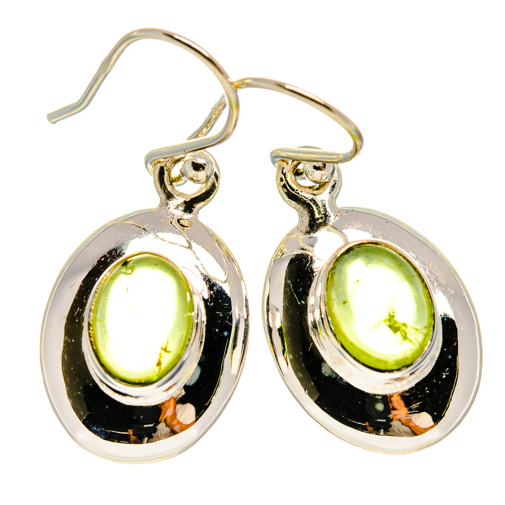 Peridot Earrings handcrafted by Anasilvercos - EARR406301