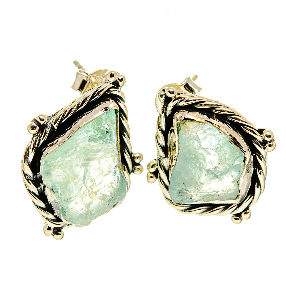 Aquamarine Earrings handcrafted by Anasilvercos - EARR407704