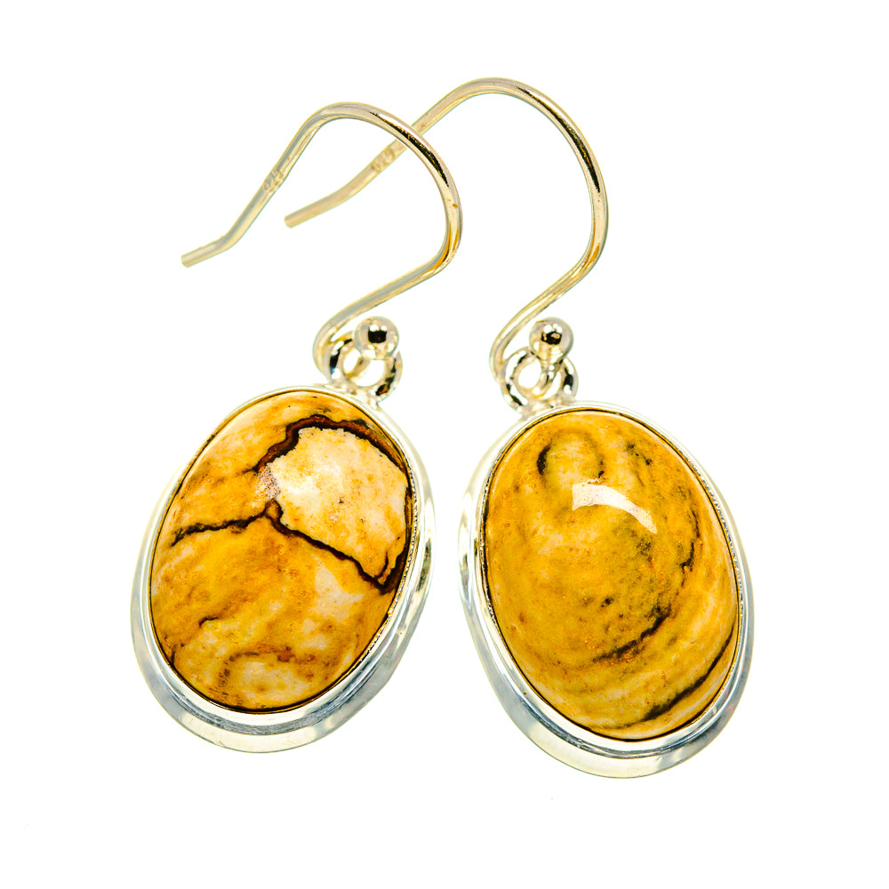 Picture Jasper Earrings handcrafted by Anasilvercos - EARR407991