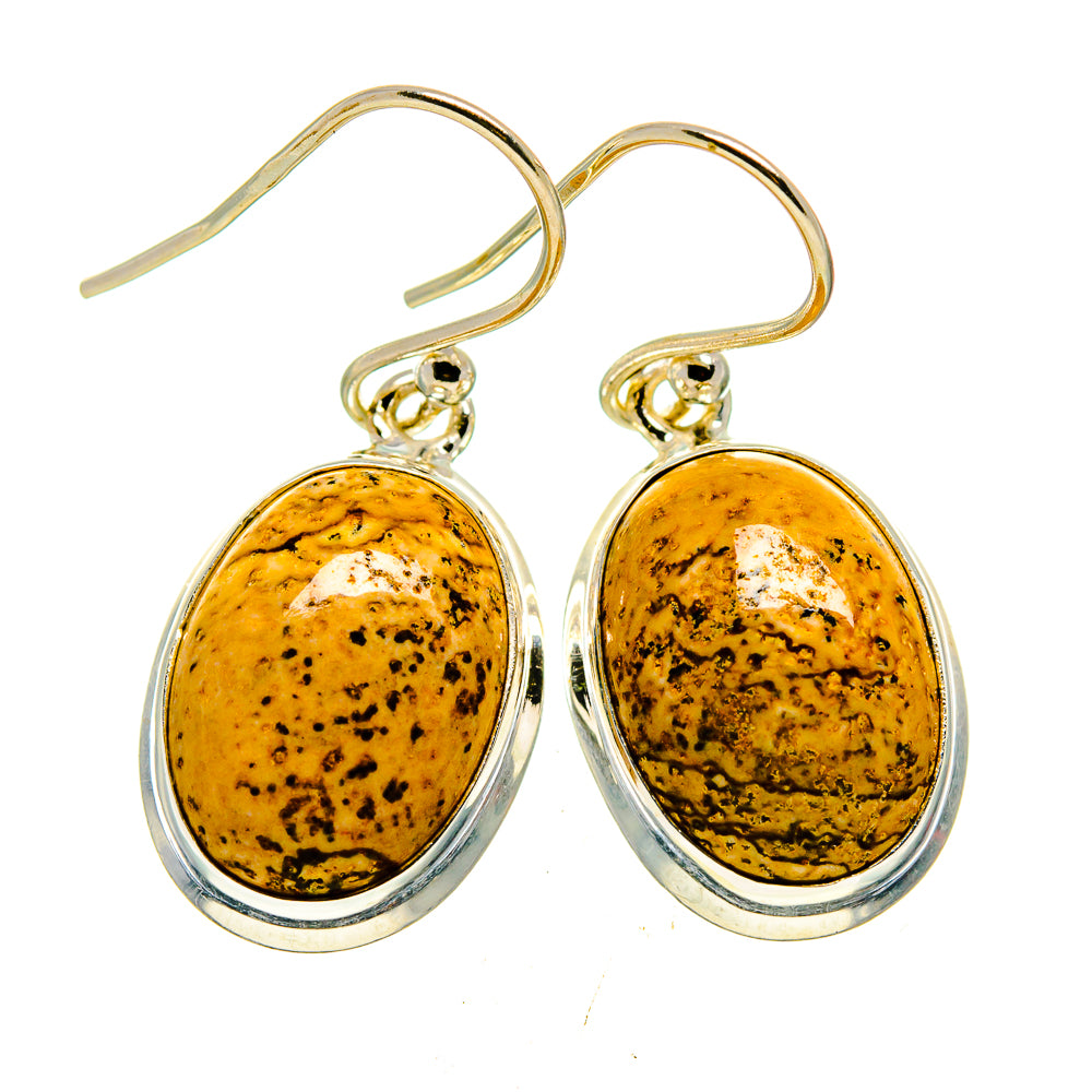Picture Jasper Earrings handcrafted by Anasilvercos - EARR408177