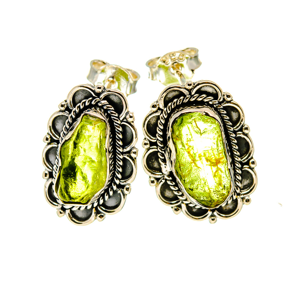 Peridot Earrings handcrafted by Anasilvercos - EARR408397