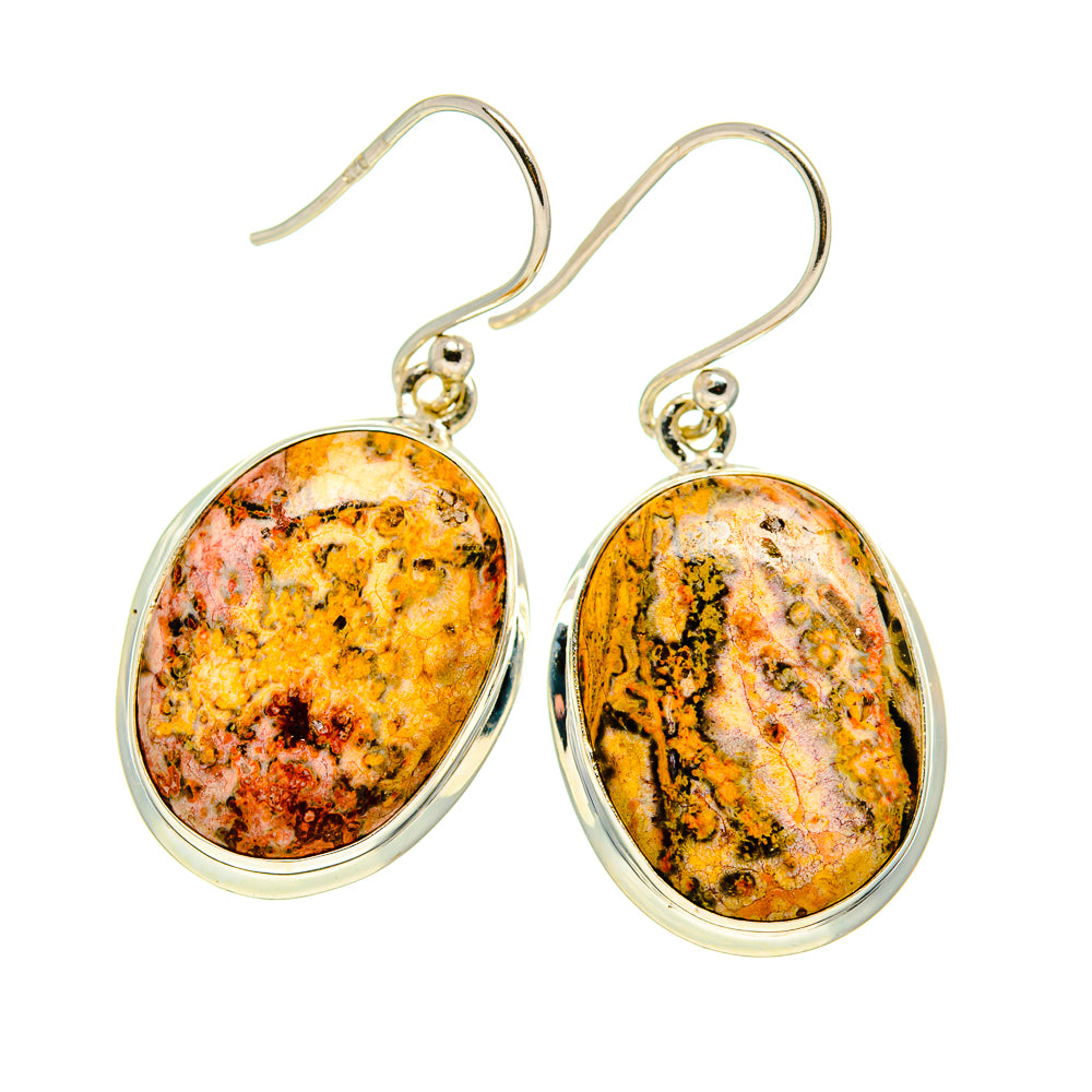 Poppy Jasper Earrings handcrafted by Anasilvercos - EARR408869