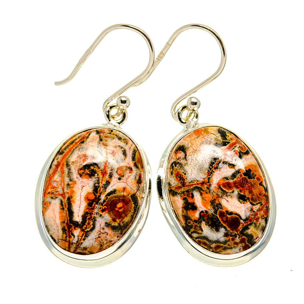 Poppy Jasper Earrings handcrafted by Anasilvercos - EARR408983