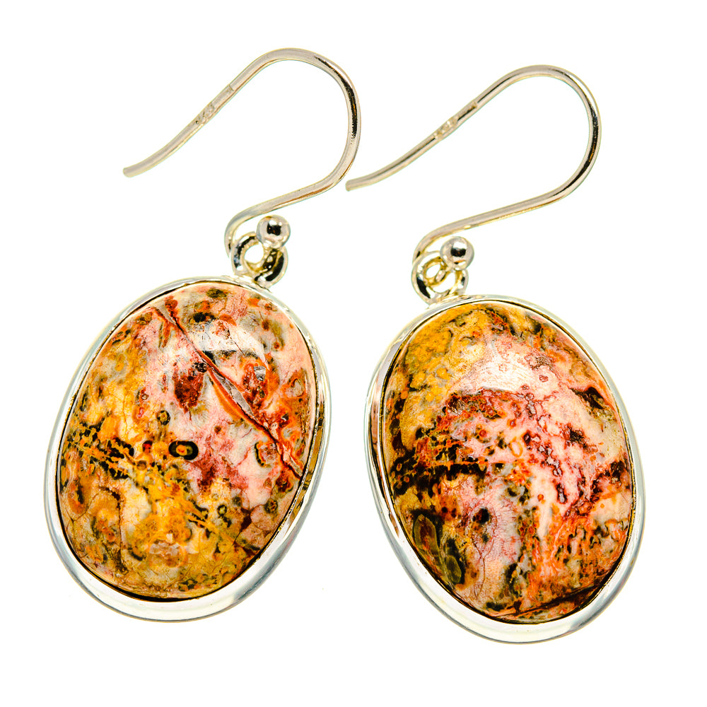 Poppy Jasper Earrings handcrafted by Anasilvercos - EARR409027