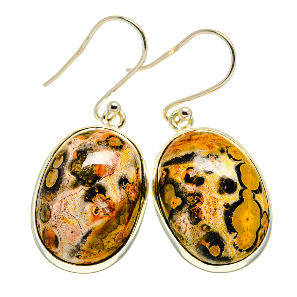 Poppy Jasper Earrings handcrafted by Anasilvercos - EARR409106