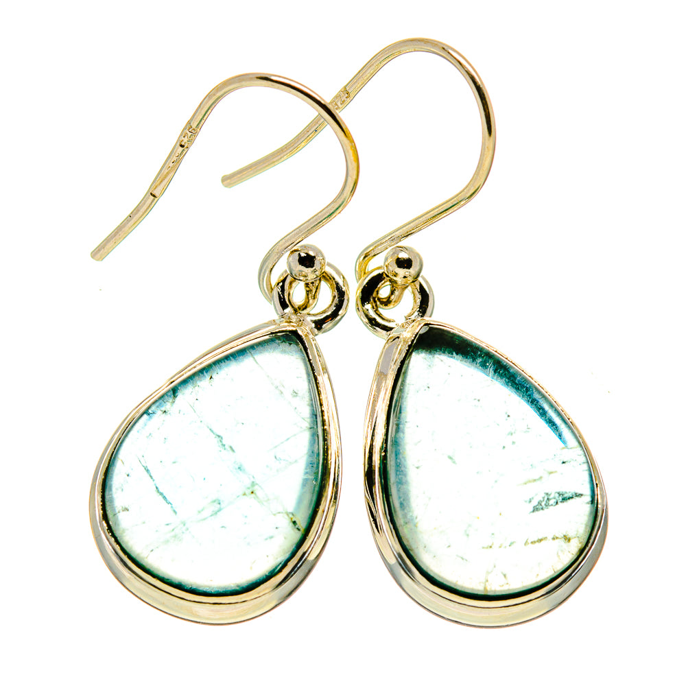 Green Fluorite Earrings handcrafted by Anasilvercos - EARR409174