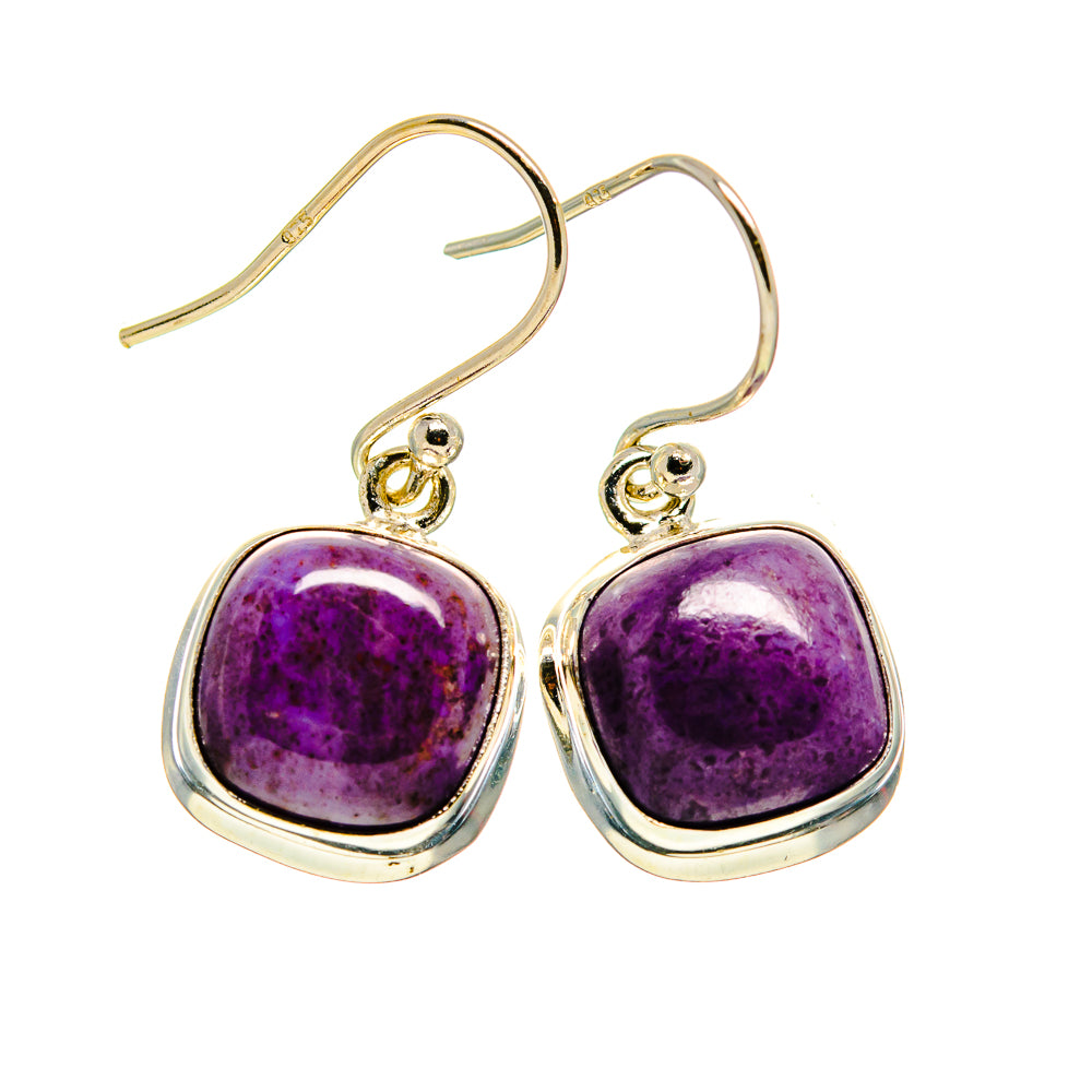 Charoite Earrings handcrafted by Anasilvercos - EARR409216