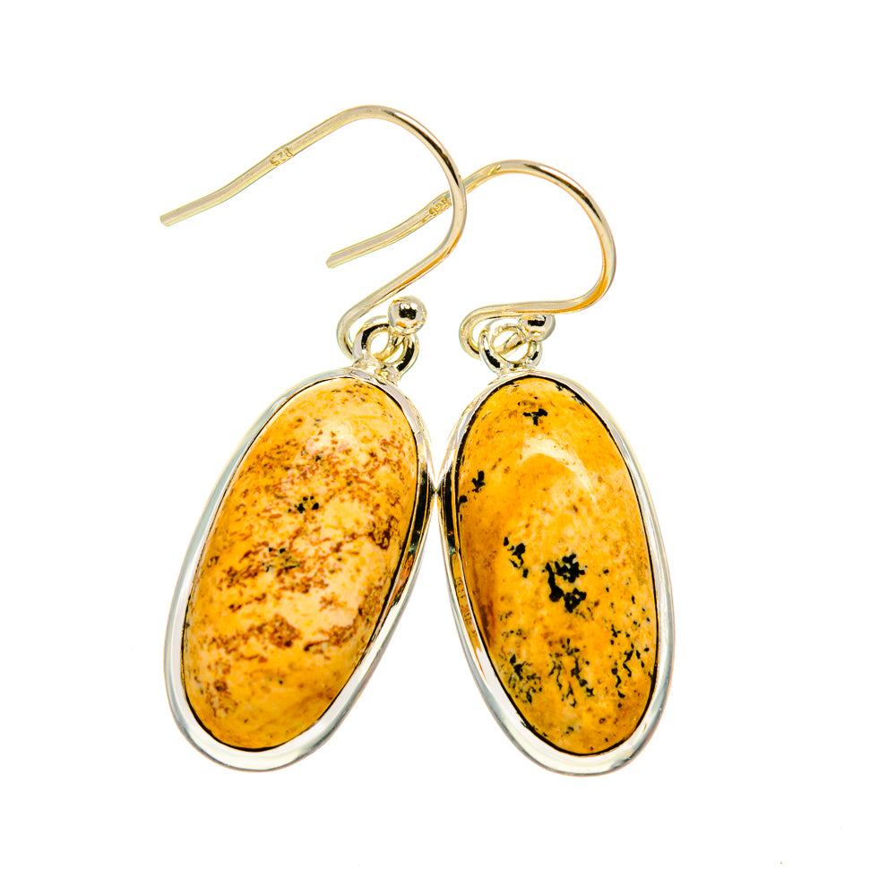 Picture Jasper Earrings handcrafted by Anasilvercos - EARR409218