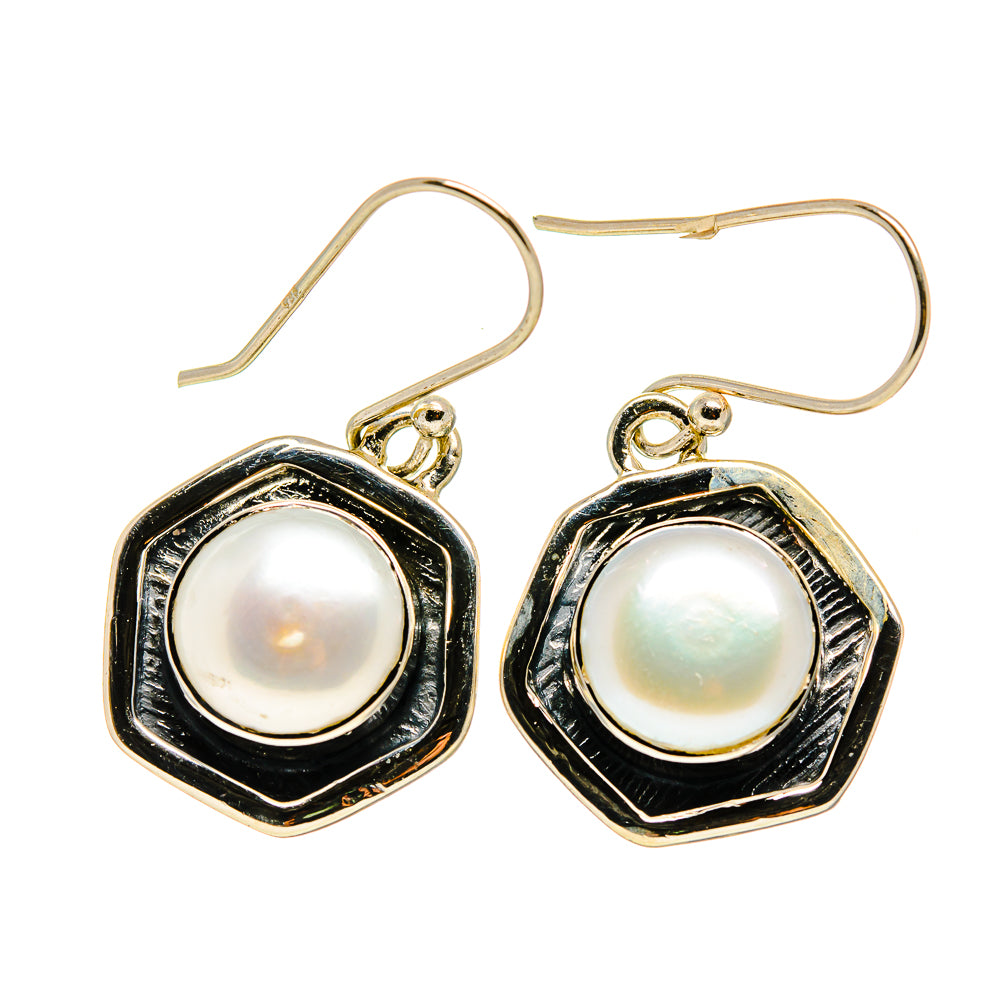Cultured Pearl Earrings handcrafted by Anasilvercos - EARR409263