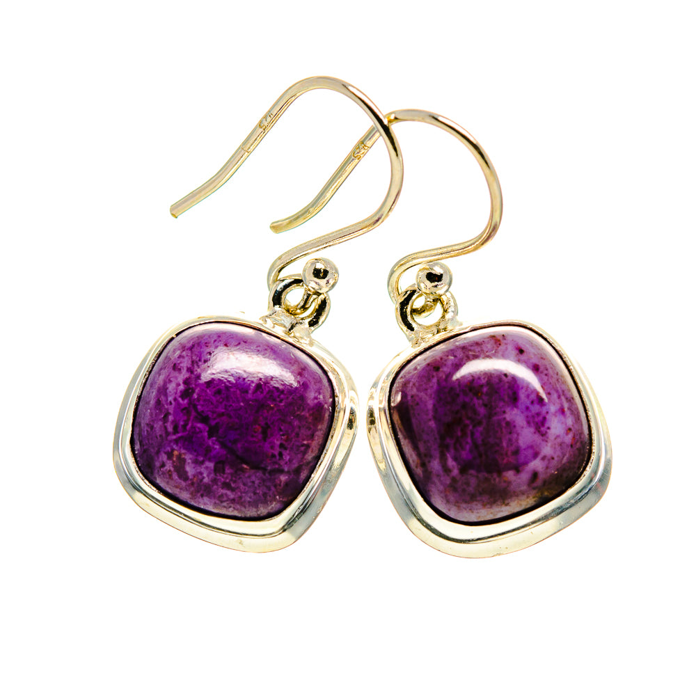 Charoite Earrings handcrafted by Anasilvercos - EARR409264