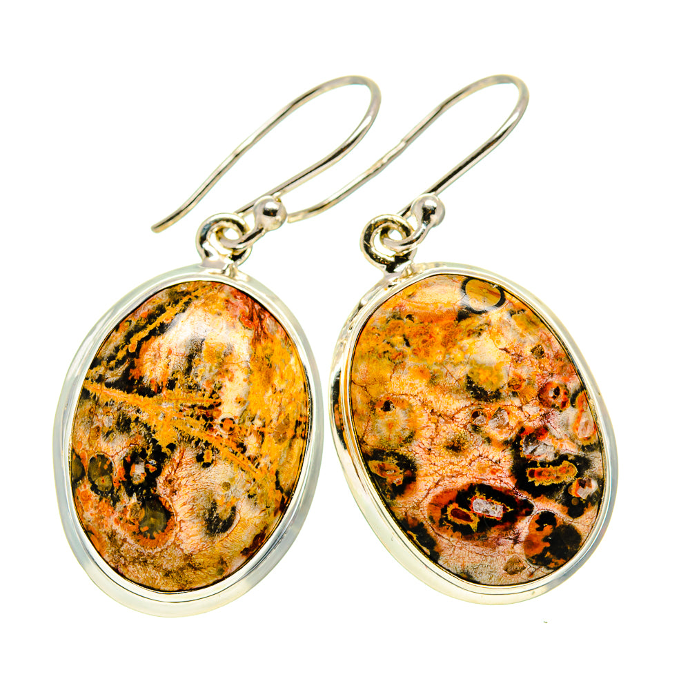 Poppy Jasper Earrings handcrafted by Anasilvercos - EARR409354