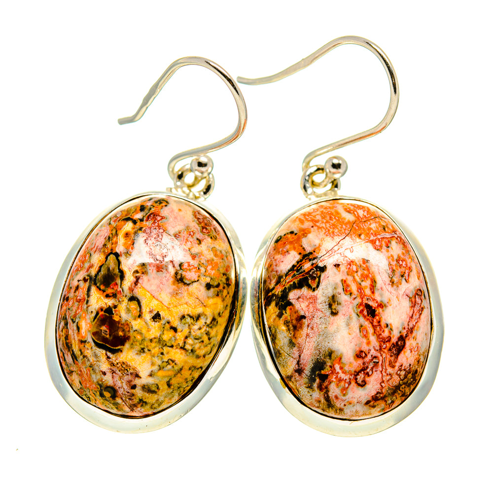 Poppy Jasper Earrings handcrafted by Anasilvercos - EARR409382