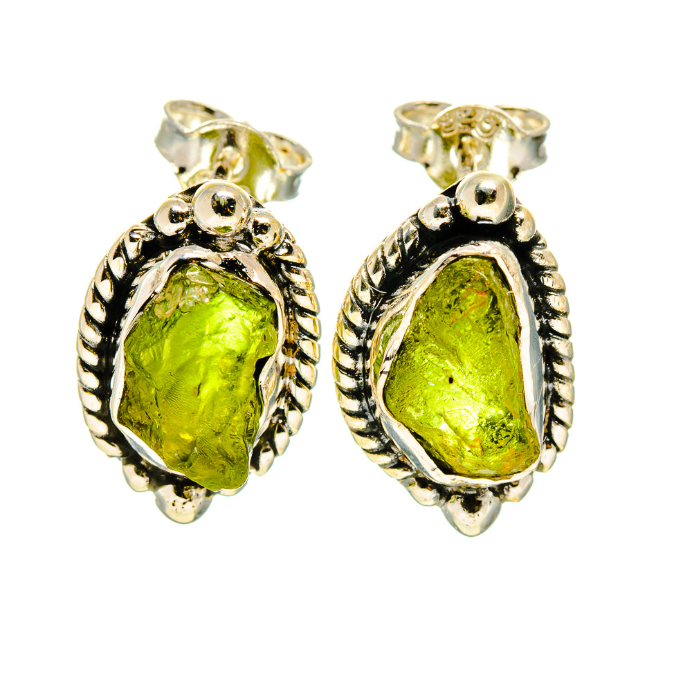 Peridot Earrings handcrafted by Anasilvercos - EARR409444