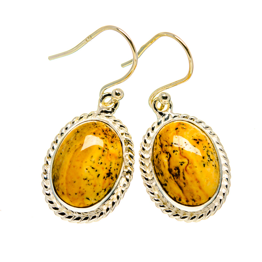 Picture Jasper Earrings handcrafted by Anasilvercos - EARR409537