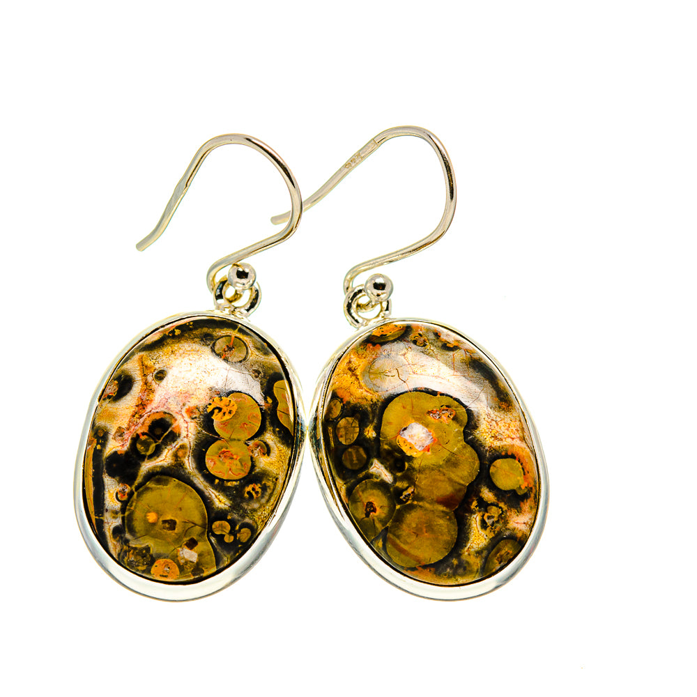 Poppy Jasper Earrings handcrafted by Anasilvercos - EARR409572